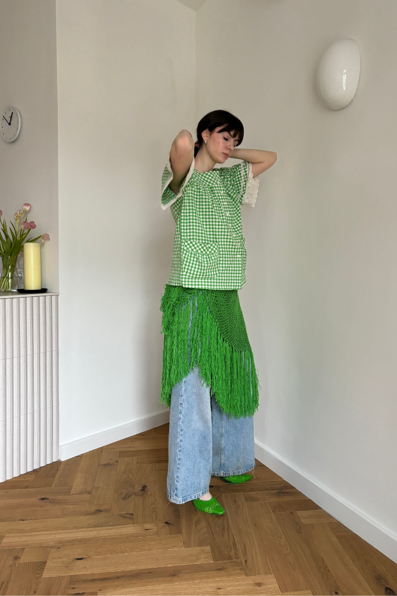 Green Checked Shirt