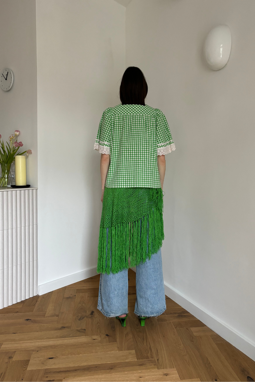 Green Checked Shirt