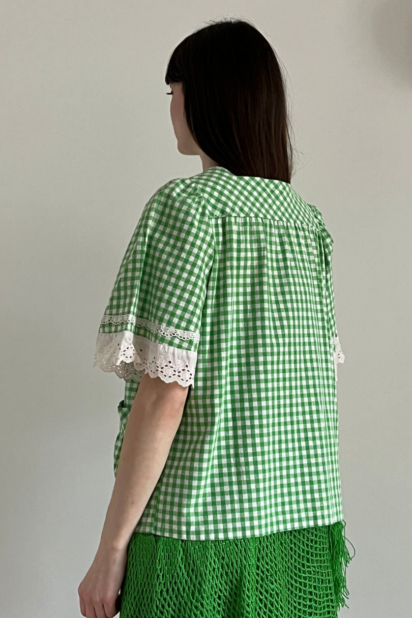Green Checked Shirt